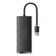 HUB Baseus Lite Series 4-in-1 USB-A to USB 3.0*4 (0.25m) Black (WKQX030001) - изображение 2