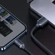 Кабель Baseus Crystal Shine Series USB to Lightning 2.4A (1.2m) Black (CAJY000001) - изображение 4