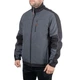 Куртка SOFTSHELL, темно серо-черная, трехслойная, ткань стрейч 300GSM 100D с водо-, ветрозащитой, XXXL INTERTOOL SP-3136 - изображение 2