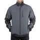 Куртка SOFTSHELL, темно серо-черная, трехслойная, ткань стрейч 300GSM 100D с водо-, ветрозащитой, XXXL INTERTOOL SP-3136 - изображение 4