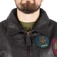 Куртка льотна шкіряна Sturm Mil-Tec Flight Jacket Top Gun Leather with Fur Collar Black 2XL (10470002) - зображення 4