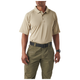 Футболка поло тактична з коротким рукавом 5.11 Tactical Performance Polo - Short Sleeve Synthetic Knit Silver Tan XS (71049-160) - зображення 4