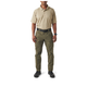 Футболка поло тактична з коротким рукавом 5.11 Tactical Performance Polo - Short Sleeve Synthetic Knit Silver Tan XS (71049-160) - зображення 8