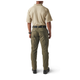 Футболка поло тактична з коротким рукавом 5.11 Tactical Performance Polo - Short Sleeve Synthetic Knit Silver Tan XS (71049-160) - зображення 11