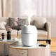 Зволожувач повітря дифузор з LED підсвічуванням UKC Humidifier Egg White - изображение 1