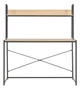 Дизайнерский Письменный компьютерный стол с полками Loft Design 120x60x150h Черный/Дерево ATL629 - изображение 3