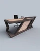 Дизайнерский Письменный компьютерный стол Loft Design 200x90x75h Коричневый/Дерево ATL460 - изображение 2