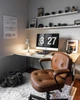 Дизайнерский Письменный компьютерный стол Loft Design 120x60x75h Серый/Дерево ATL339 - изображение 2