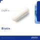 Біотин, Biotin, Pure Encapsulations, 8 мг, 120 капсул (PE-00680) - зображення 3