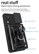 Чохол Camshield з кільцем-підставкою на Infinix Hot 11S dark blue - зображення 2