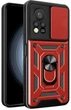 Чохол Camshield з кільцем-підставкою на Infinix Hot 11S red - зображення 1