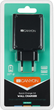 Ładowarka sieciowa Canyon 2USB 2.4A QC3.0 Czarna (CNE-CHA07B) - obraz 3