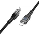 Кабель Hoco U115 з дисплеєм, Type-C to Lightning, 1.2m, черный - зображення 1