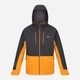 Куртка демисезонная с капюшоном мужская Regatta Highton Str III RMP344-XUP S Черная с желтым (5063019246444) - изображение 4