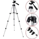 Штатив тренога TRIPOD ADS 311О для камеры и телефона портативний трипод для съемки 0,35-1,02 м с чехлом - изображение 7