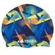 Шапочка для плавания силиконовая Yingfa Swimming Cap 0080 Blue-Yellow-Orange - изображение 1