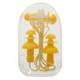 Беруши для плавания в пластиковом футляре Zelart Yingfa Fit R086 Yellow - изображение 5