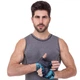 Перчатки для фитнеса перчатки спортивные Zelart Fitness Gloves 3887 размер XL Black-Blue - изображение 4