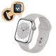 Розумний смарт годинник AirPro GS9 Pro Max (OLED) 45mm Premium Smart Watch Series 8 Grey + Укр меню Aluminium + ремінець і захисна плівка в подарунок. - зображення 10