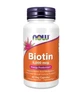 NOW Биотин, Biotin 5000 мкг - 60 капсул (733739004710) - изображение 1