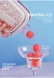 Силиконовая форма для льда с крышкой на 17 шариков Cool Home ICE Tray лоток для заморозки воды - изображение 6