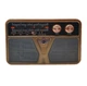 Радіоприймач ретро Retro Kemai MD-507BT Pro з пультом на акумуляторі 18650 2 шт з флешкою USB з блютуз Bluetooth Black/Чорний 6W - зображення 2