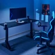 Комп'ютерний стіл з регулюванням висоти GamePro GD214 Black - зображення 16