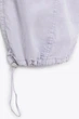Брюки парашюты от зара zara - лиловые - L - изображение 4