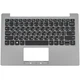 Клавіатура для ноутбука Lenovo IdeaPad 120S-11IAP з передньою панеллю (топкейс), срібляста, розкладка RU - зображення 1