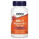 Витамин К-2 МК-7, MK-7 Vitamin K-2, Now Foods, 100 мкг, 120 капсул (NOW-00993) - изображение 1