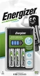 Зарядний пристрій Energizer AccuRECHARGE 1 HOUR набір 4шт акумуляторів 2300mAh, AA/AAA, LED індикатор, 4 канали, Blister - зображення 1