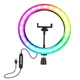 Цветная кольцевая лампа MJJ-30 USB LED RGB для селфи + держатель - изображение 2