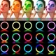 Цветная кольцевая лампа MJJ-30 USB LED RGB для селфи + держатель - изображение 5
