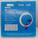 Кольорова кільцева лампа MJJ-26см USB LED RGB із тримачем для телефону - зображення 4