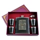 Набор 6в1 Jim Beam Blacky 530 мл Фляга, Рюмки, Лейка Подарочный Бокс - изображение 2
