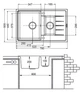 Кухонна мийка Fabiano Classic 78x50x15 Alpine White 8221.201.0473 - зображення 2