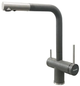 Кухонный смеситель Fabiano FKM 31.14 SS Titanium 8231.401.0779 - изображение 1