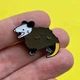 Брошь-значок унисекс BROCHE бижутерия Животные Опоссум коричневая BRGV113620 - изображение 3