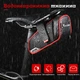 Велосумка під сідло West Biking YP0707229 1.5L водонепроникна підсідельна для велосипеда, Червоно-чорна - зображення 7