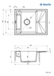 Кухонная мойка DEANTE Magnetic ZRM_S11A - изображение 2