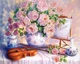 Набор алмазной мозаики ColorArt Розы и скрипка 40х50см SP050 - изображение 1