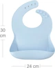 Нагрудник силиконовый MinikOiOi Basics Mineral Blue (101020053) - изображение 2