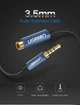 Кабель Ugreen AV118 3.5 мм Male to 3.5 мм Female 1 м Blue (6957303846733) - зображення 2