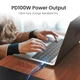 Кабель Ugreen US334 USB Type-C на угловой USB Type-C M/M в оплетке 3 м Black (20583) - изображение 3