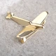 Брошь унисекс BROCHE бижутерия Техника Самолёт золотистая BRBF110763 - изображение 3