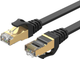 Unitek Cat.7 SSTP RJ-45 (8P8C) 1m kabel krosowy (C1897BK-1M) - obraz 1