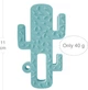 Прорезыватель для зубов MinikOiOi Cactus Aqua Green Силиконовый (101090001) - изображение 2