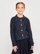 Детская кофта для девочки UKC Kids 2467 134-140 см Черная (ROZ6400177156) - изображение 1