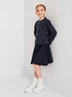 Детская кофта для девочки UKC Kids 2467 134-140 см Черная (ROZ6400177156) - изображение 3