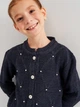 Детская кофта для девочки UKC Kids 2467 134-140 см Черная (ROZ6400177156) - изображение 4